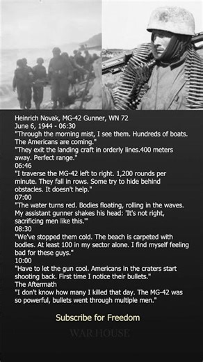 The MG-42 That Cut Down D-Day! #worldwarii #history