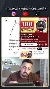 100 SORUDA KPSS MATEMATİK GENEL TEKRAR #kpss