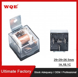 [Hot Item] Transparent Automotive 12 Volt 24V 30A 40A 5pin 4p Auto Relay with Resistor