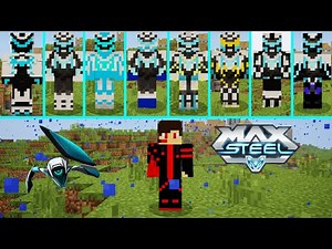 MOD/ADDON DO MAX STEEL NO MINECRAFT!!