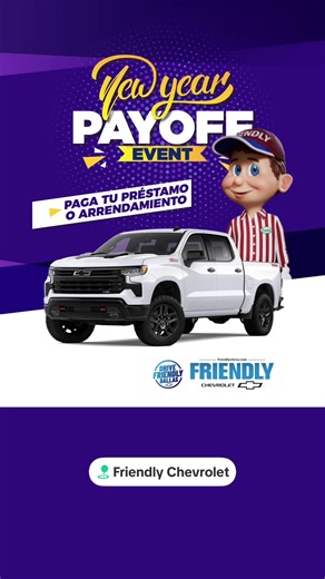 ¡Pague Tu Auto En Friendly Y Actualice a un Nuevo Chevy Por Debajo Del MSRP!🎉 🟣 ¡2026 Silverado 1500 $15K Descuento! 🟣 ¡2026 Silverado 2500 $11.5K Descuento! 🟣 ¡2026 Colorado $8.5K Descuento! 🟣 ¡Y Más! Exclusivo de Friendly Chevrolet✅ (link in bio) #FriendlyChevy #FriendlyChevrolet #DriveFriendly #DriveFriendlyDallas #Chevrolet