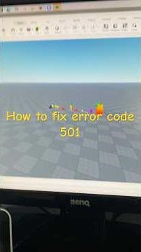 How to fix Error Code 501 in Roblox Studio