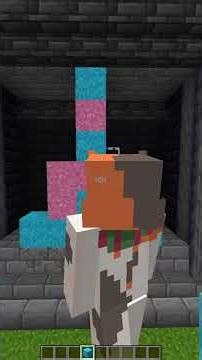 MINECRAFT CONNECT FOUR! #minecraft #minecraftshorts #shorts