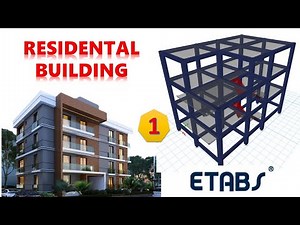(R-01). ETABS: Full Design of Residential Building- Building Design - Civil Engineering