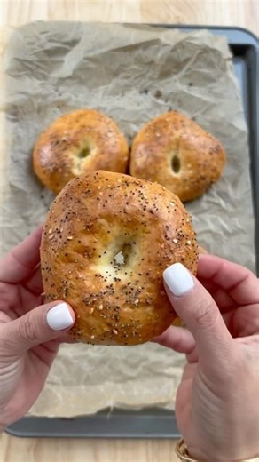 Rena | Healthy Fitness Meals on Instagram: "Have you tried cottage cheese bagels? They are so fully, easy to make, and it has 11g of protein per bagel. Comment the word “recipe” and I will send you the recipe to your DM https://healthyfitnessmeals.com/cottage-cheese-bagels/"