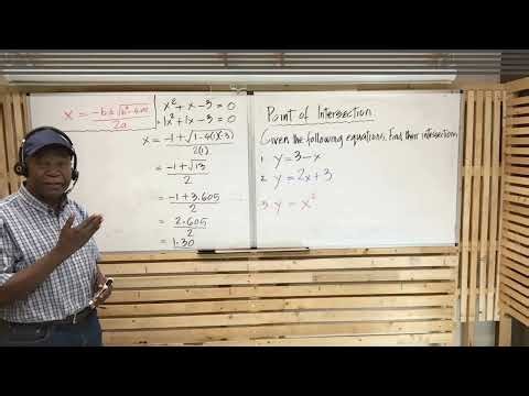Finding the Point of Intersection Algebraic Method Part - 2 (full video)