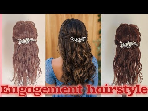 ✨ Engagement Hairstyle Tutorial | Step-by-Step Hairstyle for Engagement 💍