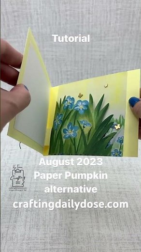 August 2023 Paper Pumpkin | Crafting Daily Dose #stampinup #paperpumpkinalternatives #popupcard