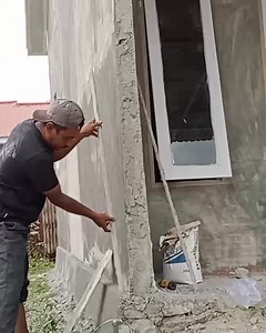 How to plaster the front of wall | Andris Brick Art