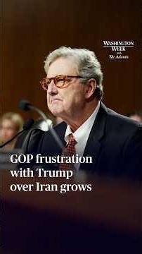 GOP frustration with Trump over Iran grows