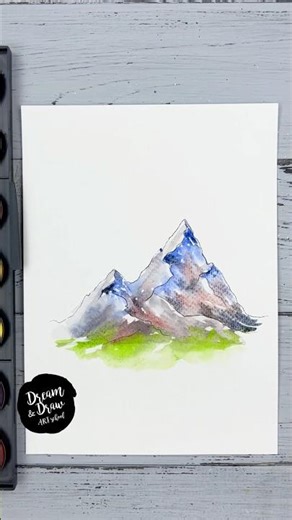 ⛰️ Draw Mountains in 5 Minutes