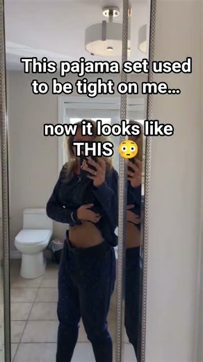When your ‘too-tight’ pajamas turn into THIS… without cardio. 🔥
