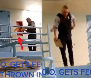 He About To Catch A Beating Of A Lifetime: Correction Officer Gets Feces Thrown In His Mouth While Doing A Cell Check!