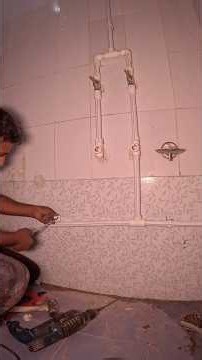 Bathroom Plumbing Leak Repair Without Breaking Tiles 🔧 | Fast Motion