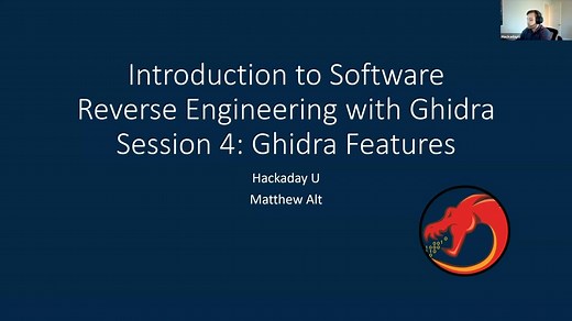 【油管搬运】HackadayU Reverse Engineering with Ghidra Class 4