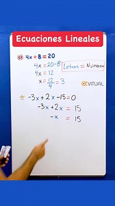 ECUACIONES LINEALES ✅ Ejemplo 2 Con paréntesis ✅ Siguiente ejemplo 👉 https://fb.watch/gTrMmR9tXD/ ✅ Ejemplo anterior 👉 https://fb.watch/gTrL3GBZAD/ #VitualTutoriales | Vitual Tutoriales