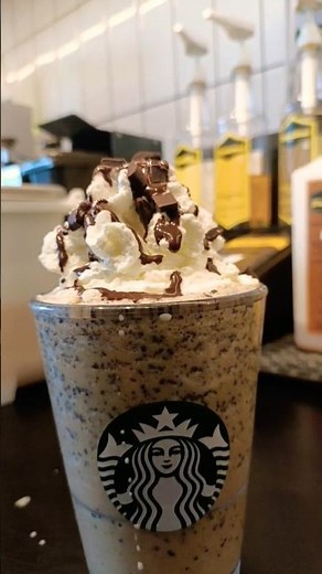 Java chip Frappuccino with White Mocha🧋#starbucks #coffee #drink #viral #shorts #food #youtube