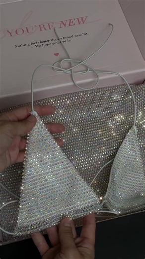 Collection V: Embellished swim. The ultimate swimwear collection. #neenaswim #fyp #embellished #swimwear #glitter #unboxing