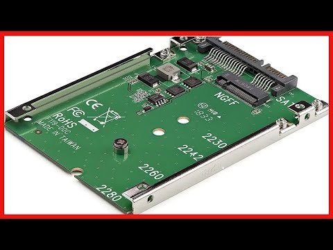 StarTech com M 2 SATA SSD to 2 5in SATA Adapter M 2 NGFF to SATA Converter 7mm