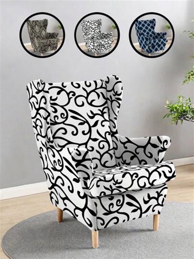 2pcs/Set Universal Tiger Chair Cover, Printed Tiger Bench Protector Cover, Full Wrap Around Chair Slipcover | SHEIN