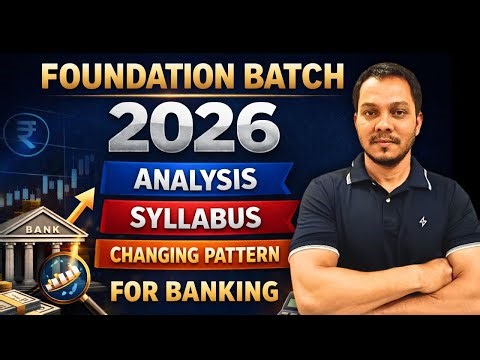 Banking Exams Foundation Course 2026| Full Syllabus Explained l Reasoning Question in SBI, IBPS, RRB