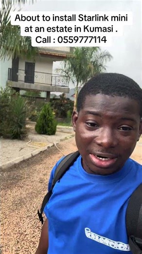 About to install Starlink mini at an estate in Kumasi. Call : 0559777114