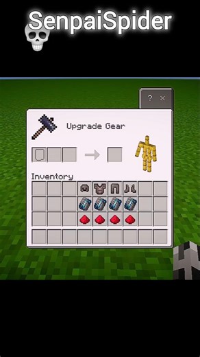 Senpai Spider Armor Trim 🍁 #shorts #ytshorts #youtubeshorts #shortsfeed #minecraft #senpaispider