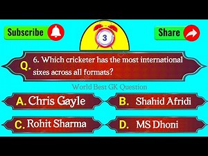 Top 15 Question about Cricket | GK Question and answer | GK Question answer in English