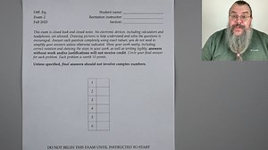 DiffEQ, Exam 2 walkthrough (Fall 2023)