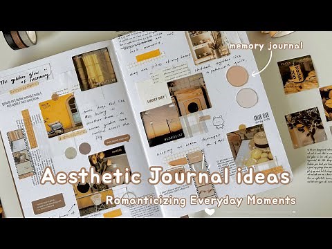 Aesthetic Creative Journaling Ideas | Memory Journal | DIY Scrapbooking Ideas & Inspiration