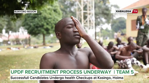 UPDF Fighters Recruitment Process in Hoima City