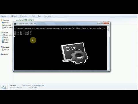 Execute your java project without netbeans, Only with command line!