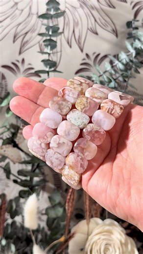 POV: you just found the PRETTIEST crystal bracelet restock on TikTok 😍✨ These handmade beaded crystal bracelets are finally here & I’m OBSESSED 😍✨ I just added so many new pieces to my crystal shop including flower agate, golden healer, citrine, amethyst, jade, pyrite, smoky quartz, fluorite and more 💎 There are multiple bead sizes, shapes, and styles so you can create your perfect bracelet stack—whether you love dainty 4mm or chunkier statement pieces ✨ Each bracelet is made with natural gem