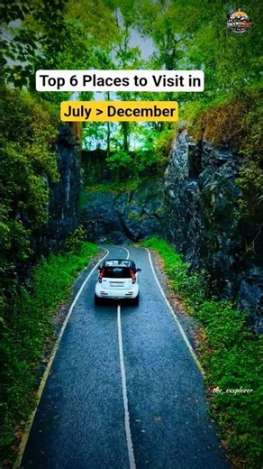 6 Places to Visit in July to December in India 🇮🇳 | Ooty, Wayanad, Meghalaya, Goa & Varanasi #Shorts