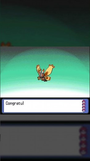 Mothim Evolution in Pokemon Platinum #Shorts