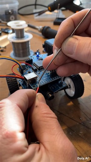 Can I Build a Robot From Simple Parts? 🤖#DIYRobot #Arduino #Robotics