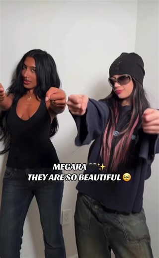 MEGARA 🖤✨ THEY ARE SO BEAUTIFUL 🥹🫶🏻 #katseye #katseye_lara #katseye_megan #lararaj #meganskiendiel