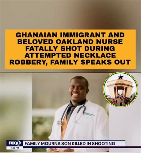 🚨 TRAGEDY: Lartey Solomon, a 33-year-old Ghanaian-American nurse based in California, was shot and killed during an attempted robbery on May 31.Authorities say a suspect has been arrested and is expected to appear in court on June 30. Solomon leaves behind an 11-year-old daughter.