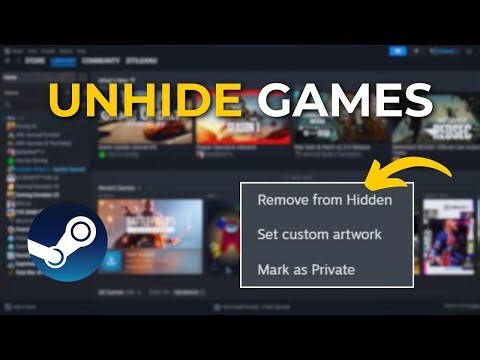 How to Unhide Games on Steam