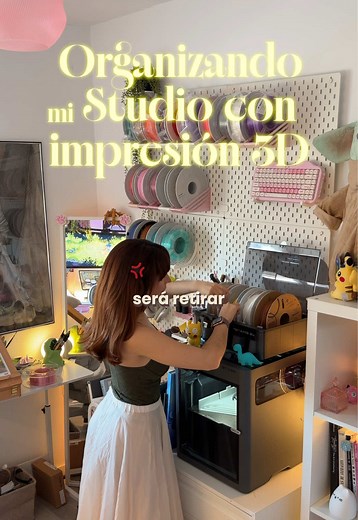 Organizar zona de impresión 3D con Bambu Lab X2D y SKÅDIS IKEA