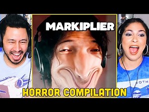 MARKIPLIER Spooky Scary Horror Compilation REACTION!