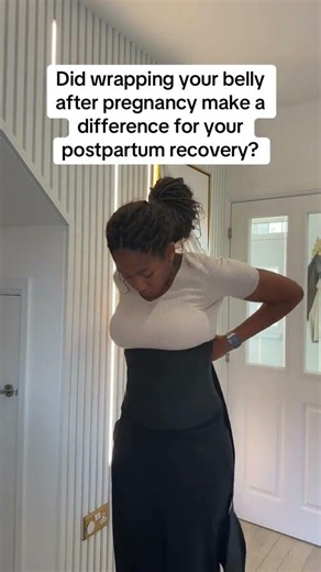 Did Wrapping Your Belly After Pregnancy Make a Difference🤍 Honest New Mom Answer #bellywrap #newmom