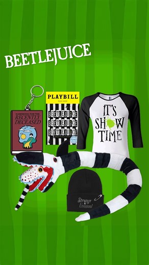 Say it three times, Beetlejuice the Musical is BACK on Broadway: weirder, wilder, and more wonderfully undead than ever! Shop the Playbill Store’s collection of new and classic Beetlejuice souvenirs and merchandise: https://bit.ly/PlaybillStoreBeetlejuice | Playbill