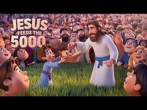 Jesus Feeds The 5000 / Animated Bible Song For Kids / Bible Song For Children