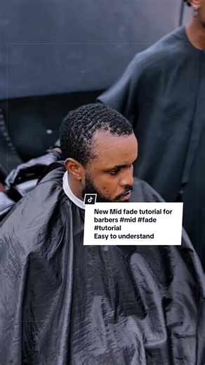 New Mid fade tutorial for barbers #mid #fade #tutorial Easy to understand
