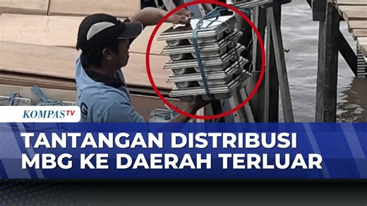 Kisah SPPG Gunakan Jalur Laut untuk Distribusi Makan Gratis ke Sekolah Terpencil |KOMPAS SIANG - Kompas TV