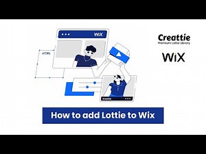 How to add JSON Lottie animations to WIX - Step by step guide