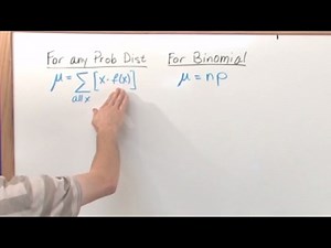 Lesson 12 - Mean And Standard Deviation Of Binomial Distribution