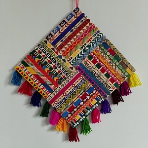 831K views · 4.7K reactions | Ice cream sticks diy wall hanging art #crafts #art #recycle | Deep's CRAFT | Facebook