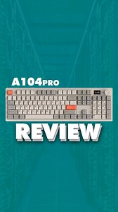 ✨ Black Friday Deal Alert! ✨ Unleash productivity with the A104 Pro – full-size mechanical keyboard featuring a multi-media knob and customizable display screen! ️  Now 30% OFF – don’t miss out! #BlackFriday #MechanicalKeyboard #A104Pro #TechDeals | Dareu.global | Facebook